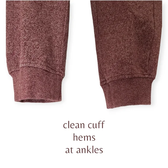 Rebel Minds Mens Burgandy Space-dye Sweatpants Activewear size LG - Picture 5 of 5